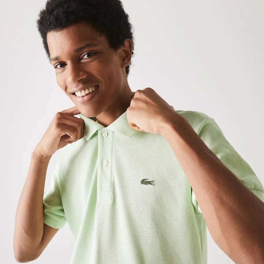 Áo Lacoste Men's Classic Fit L1212 Polo 'Green' L1212-HD1 — ảnh 3