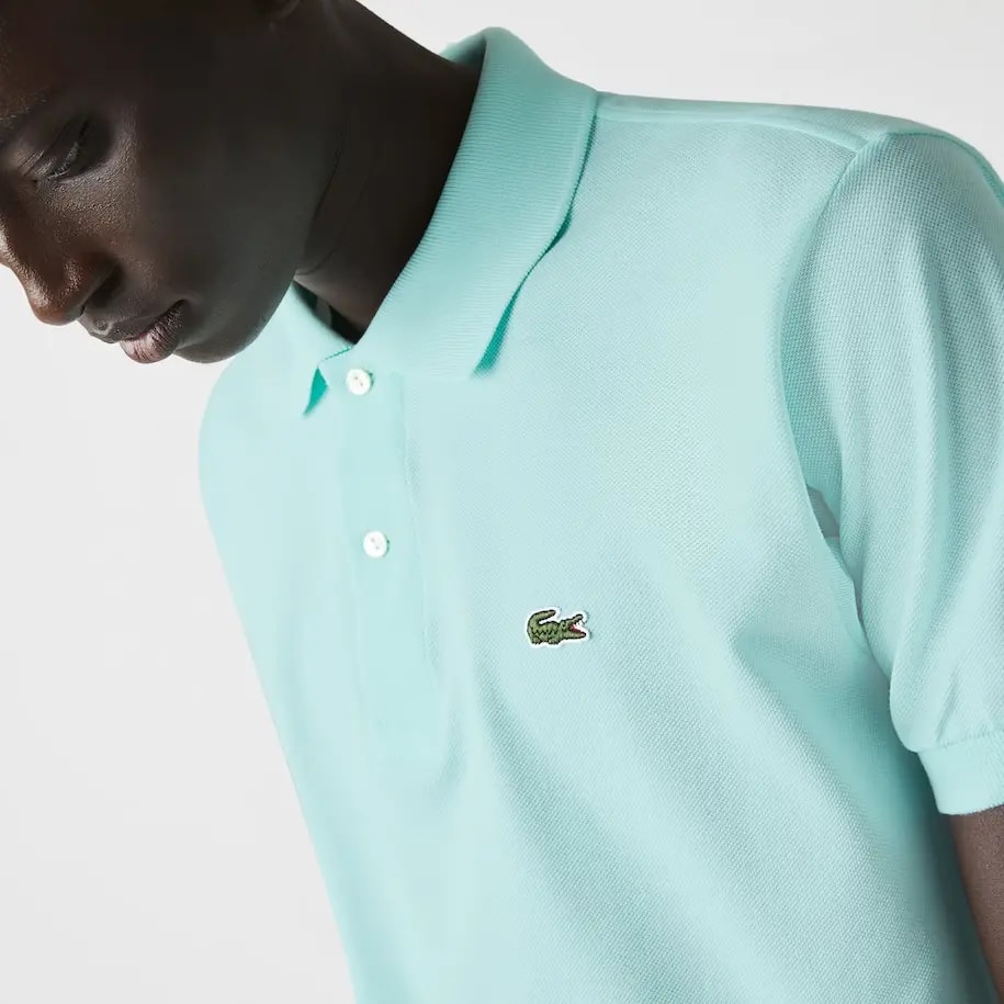 Áo Lacoste Men's Classic Fit L1212 Polo 'Turquoise' L1212-NRE — ảnh 3