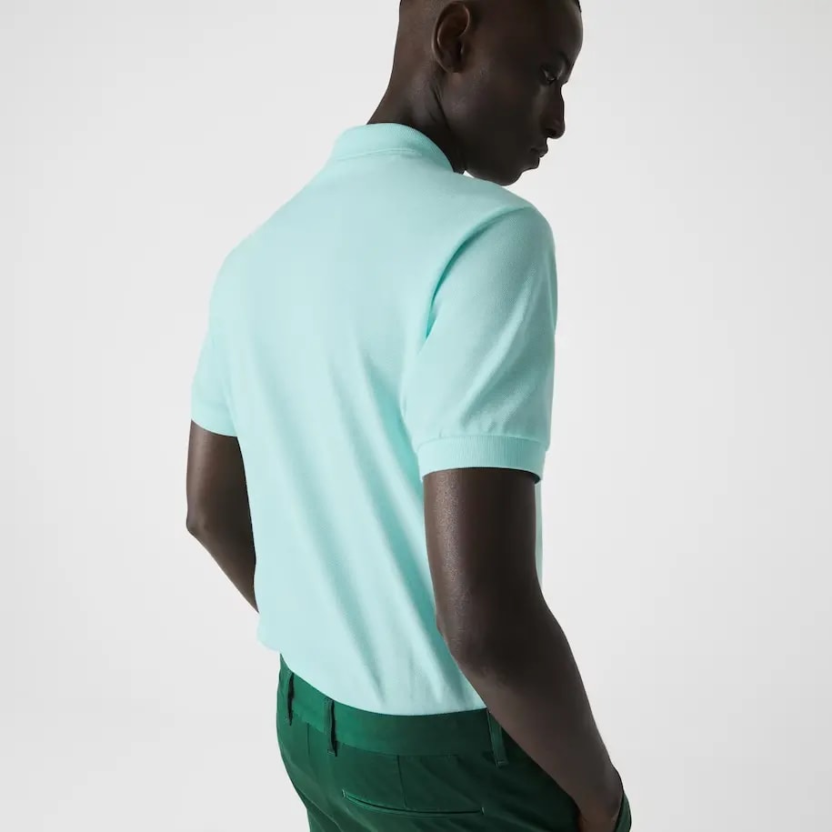 Áo Lacoste Men's Classic Fit L1212 Polo 'Turquoise' L1212-NRE — ảnh 5