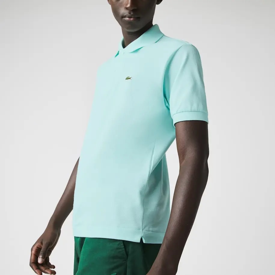 Áo Lacoste Men's Classic Fit L1212 Polo 'Turquoise' L1212-NRE — ảnh 4
