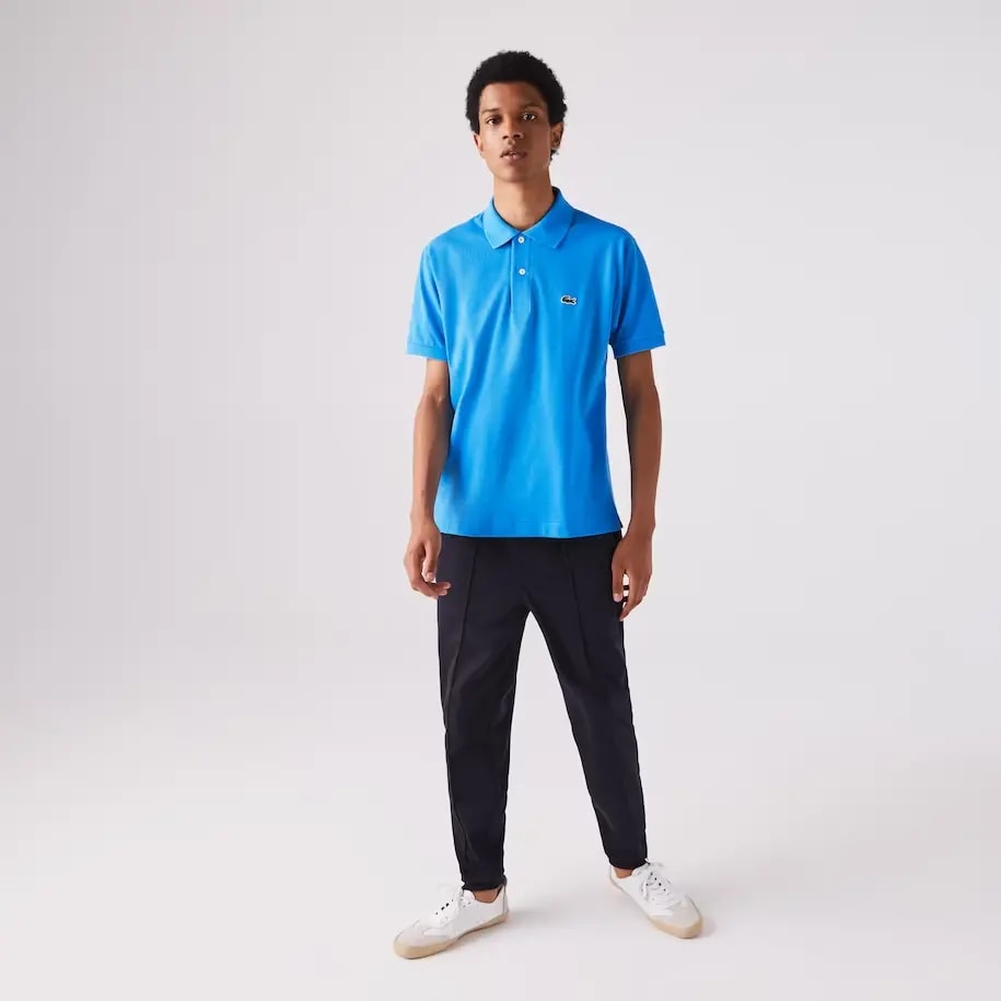 Áo Lacoste Men's Classic Fit L1212 Polo 'Blue' L1212-PTV — ảnh 3