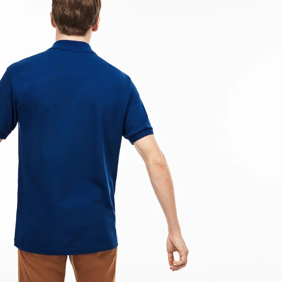 Áo Lacoste Men's Classic Fit L1212 Polo 'Blue' L1212-Q1Y — ảnh 3