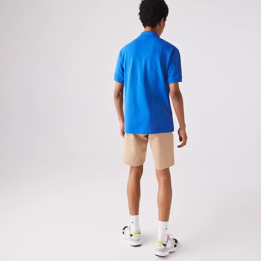 Áo Lacoste Men's Classic Fit L1212 Polo 'Blue' L1212-QPT — ảnh 4