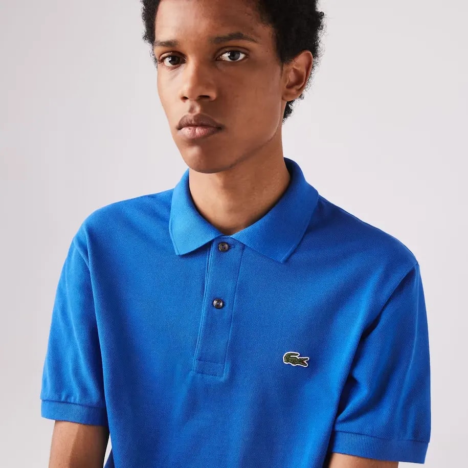 Áo Lacoste Men's Classic Fit L1212 Polo 'Blue' L1212-QPT — ảnh 5