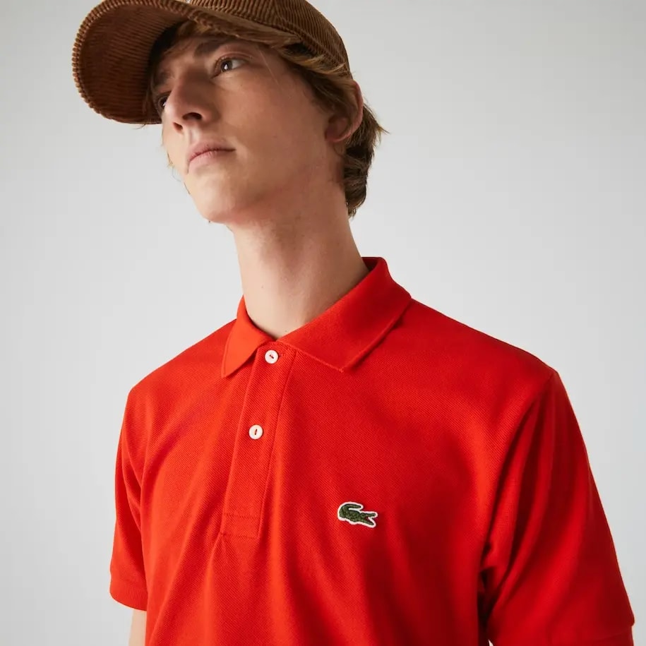 Áo Lacoste Men's Classic Fit L1212 Polo 'Red' L1212-S5H — ảnh 3
