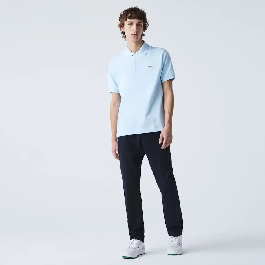 Áo Lacoste Men's Classic Fit L1212 Polo 'Light Blue' L1212-T01 — ảnh 2