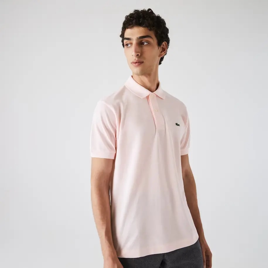 Áo Lacoste Men's Classic Fit L1212 Polo 'Light Pink' L1212-T03 — ảnh 2