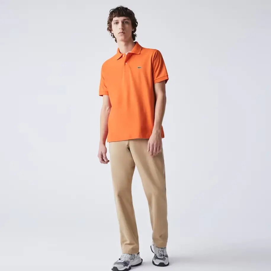 Áo Lacoste Men's Classic Fit L1212 Polo 'Orange' L1212-TV1 — ảnh 2