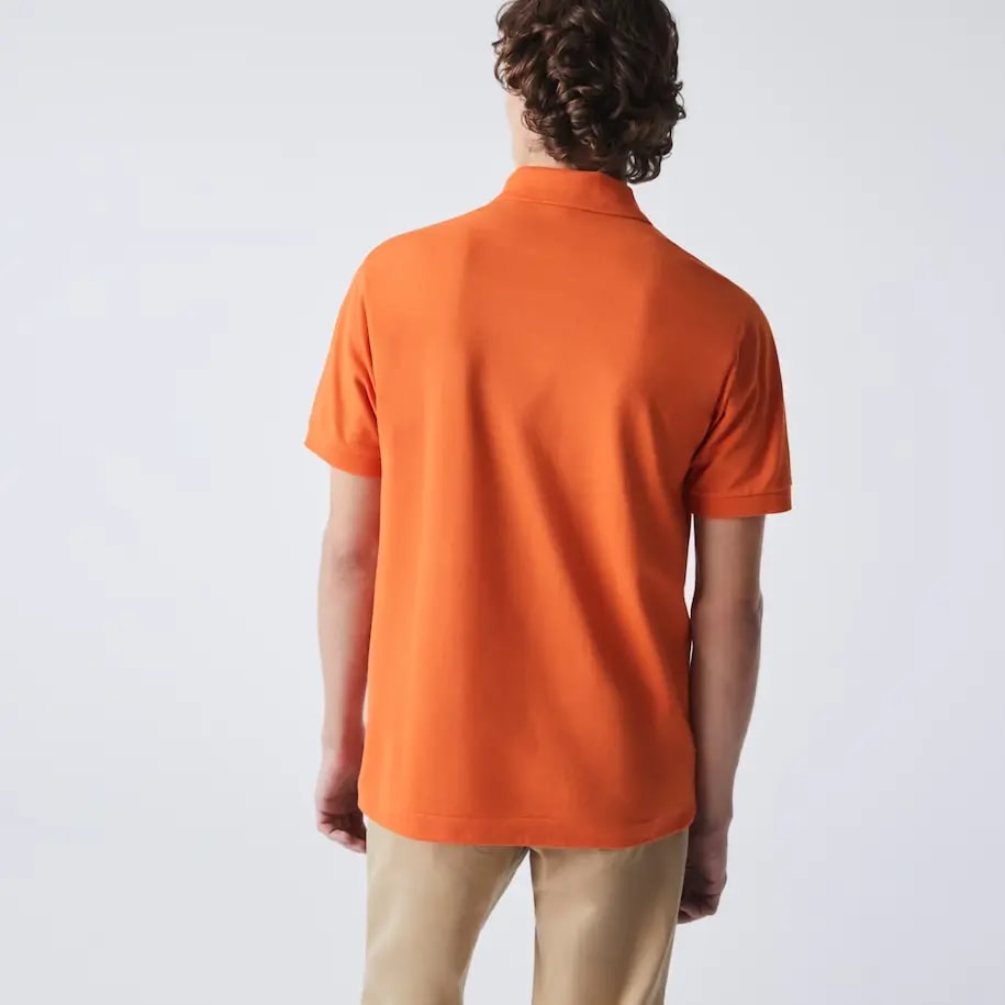 Áo Lacoste Men's Classic Fit L1212 Polo 'Orange' L1212-TV1 — ảnh 4