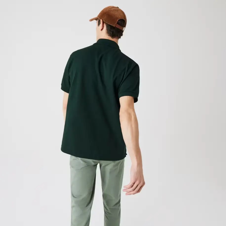 Áo Lacoste Men's Classic Fit L1212 Polo 'Green' L1212-YZP — ảnh 5