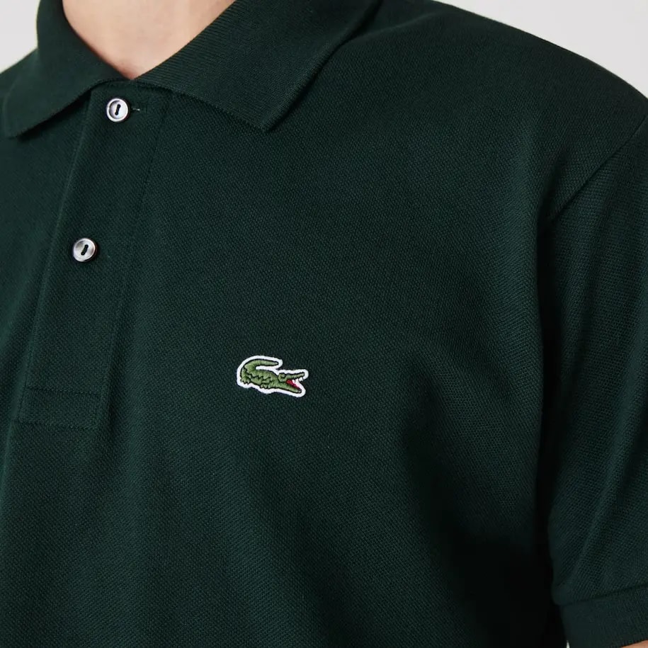 Áo Lacoste Men's Classic Fit L1212 Polo 'Green' L1212-YZP — ảnh 4
