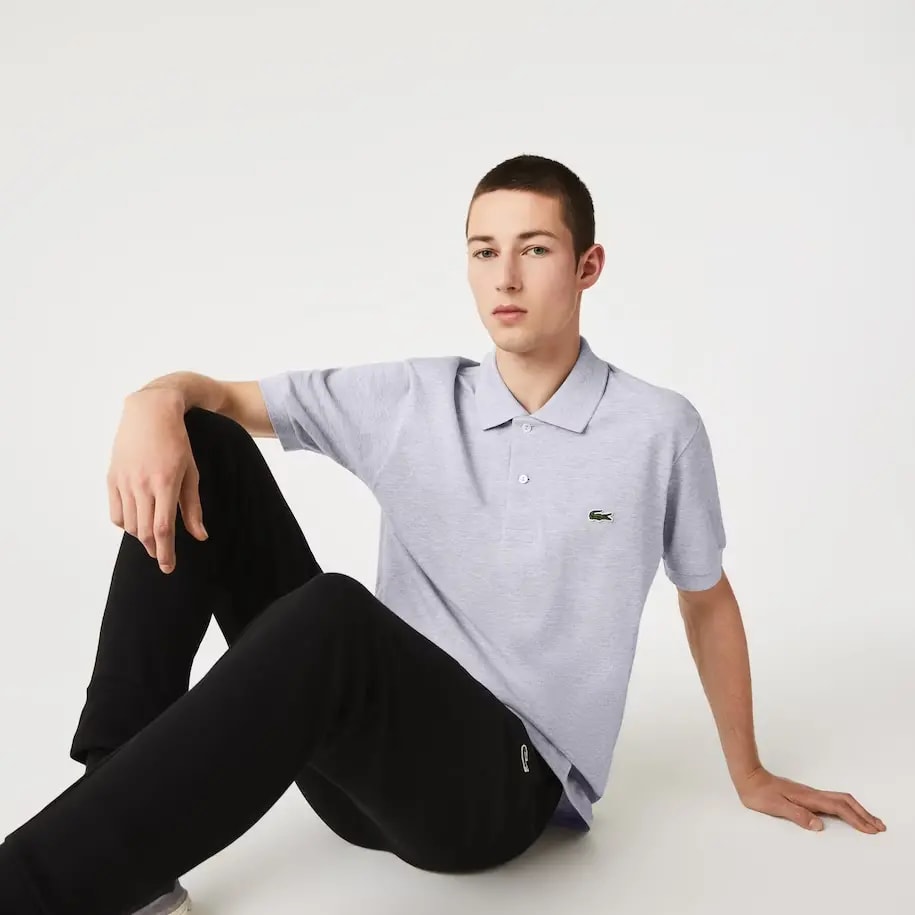Áo Lacoste Classic Fit L.12.12 Polo 'Grey' L1264-51-CCA — ảnh 2