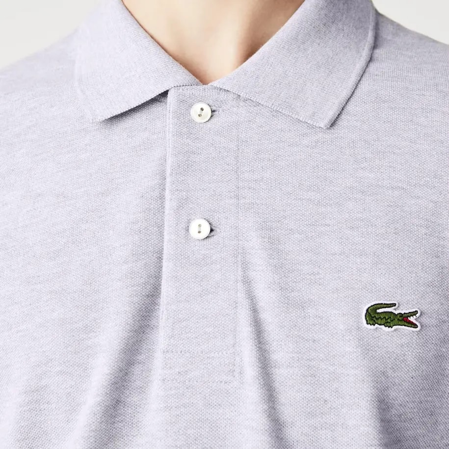 Áo Lacoste Classic Fit L.12.12 Polo 'Grey' L1264-51-CCA — ảnh 5