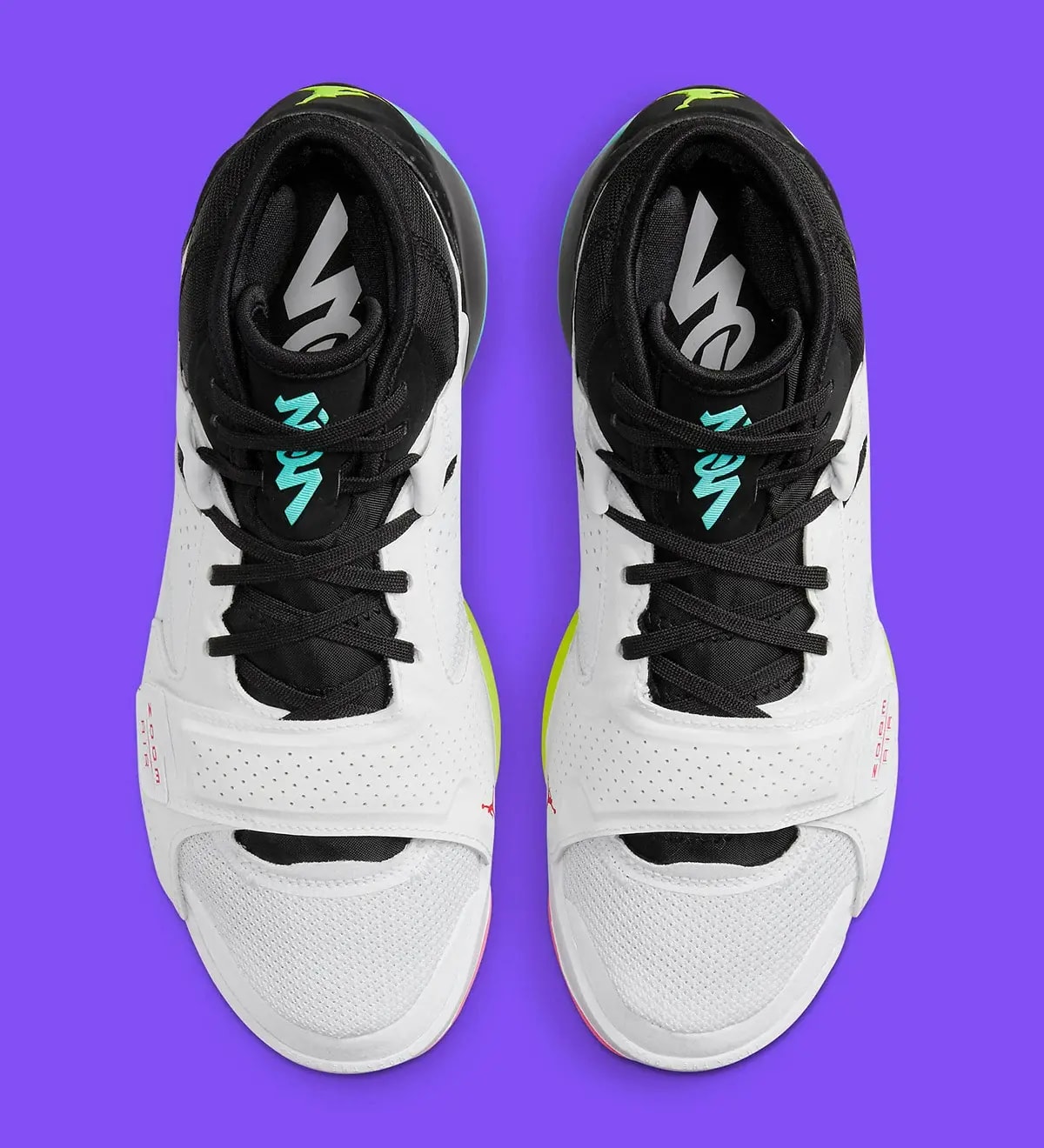 Giày Nike Air Jordan Zion 2 Dynamic Turquoise GS 'White' DO9514-107 — ảnh 2