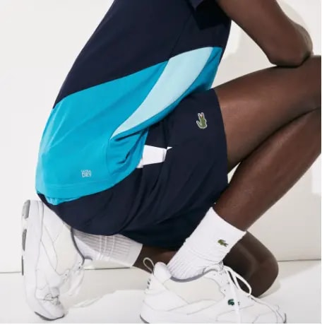 Áo Lacoste Polo SPORT Ultra-Dry Pique ZIP NavyB 2020 DH4747-51-RWP — ảnh 4