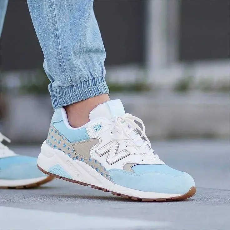 Giày New Balance Wmns 580 'Baby Blue Floral' WRT580KB — ảnh 3