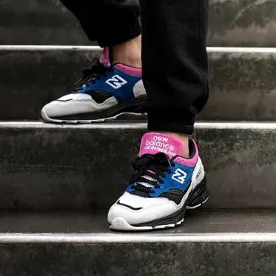 Giày New Balance 1500 Made in England 'Grey Blue Pink' M15009SC — ảnh 4