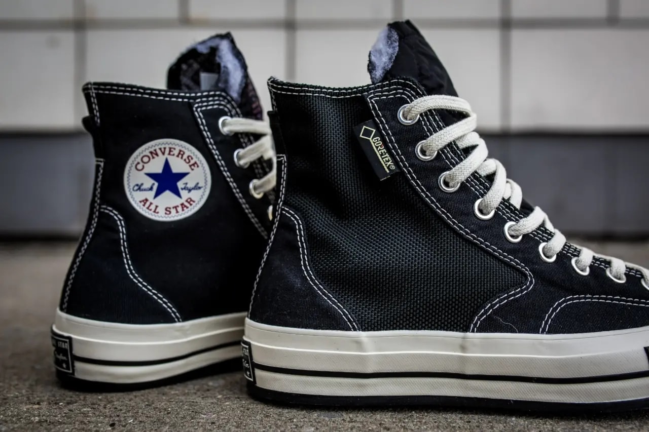 Giày Converse Cali Dewitt x Slam Jam x Chuck 70 Hiker Hi 'Black White' 160316C — ảnh 3