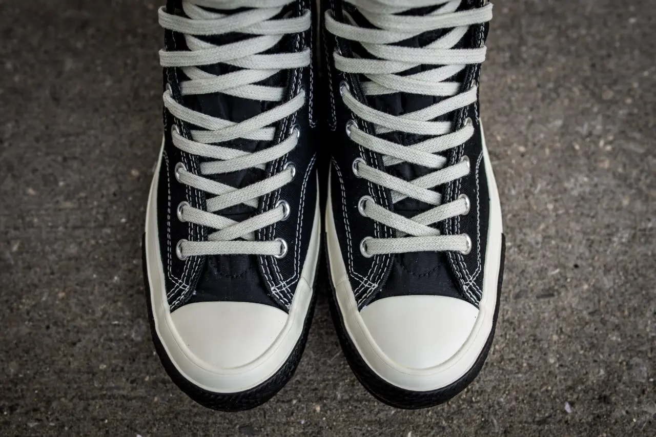 Giày Converse Cali Dewitt x Slam Jam x Chuck 70 Hiker Hi 'Black White' 160316C — ảnh 4
