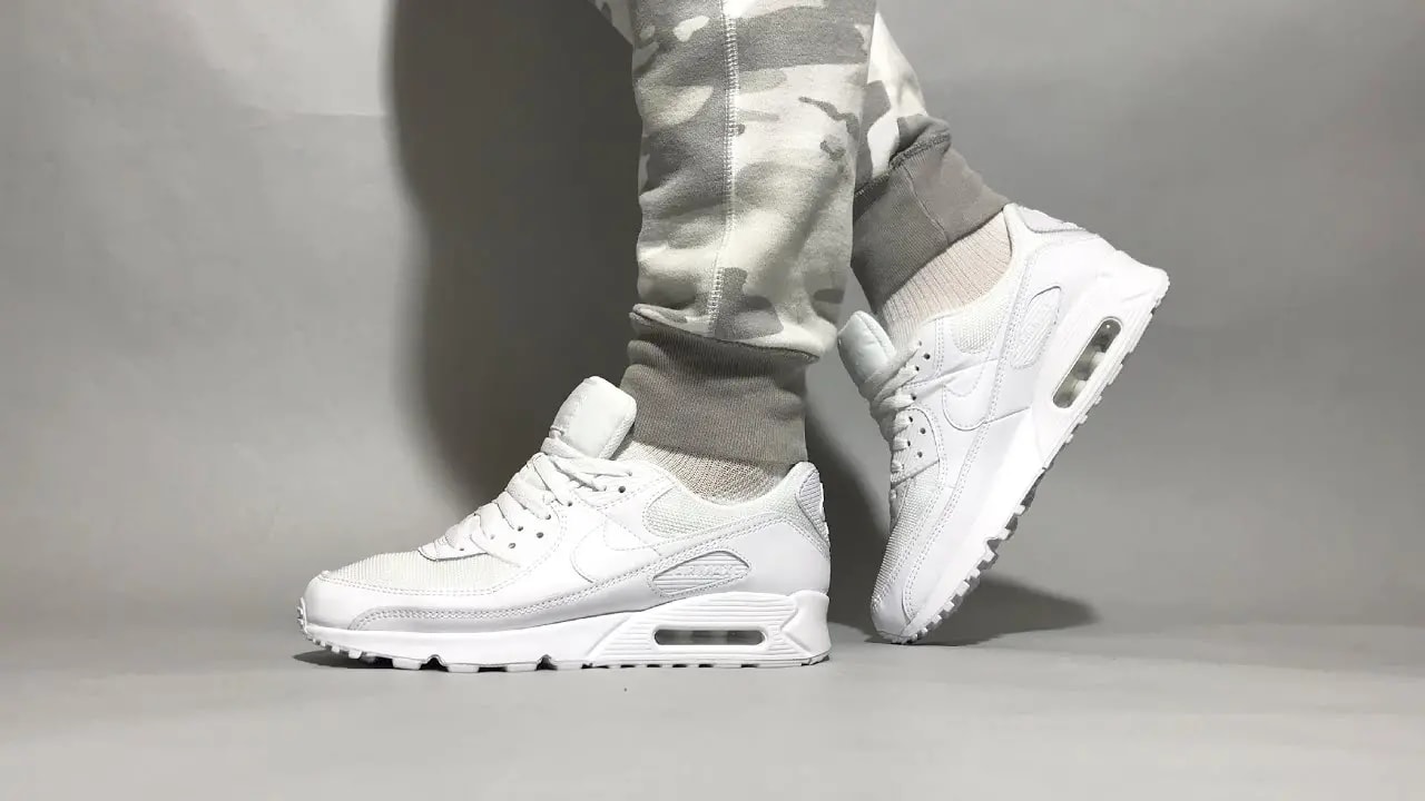 Giày Nike Air Max 90 Recraft 'Triple White' CN8490-100 — ảnh 5