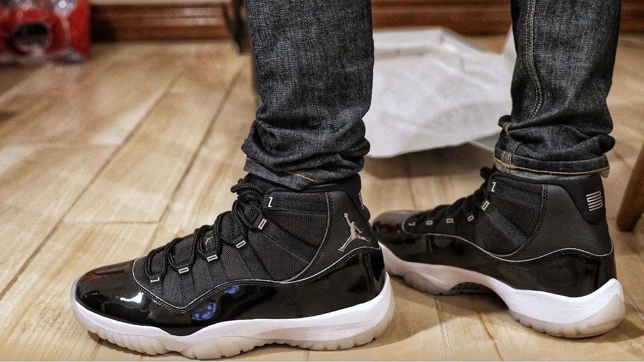 Giày Nike Air Jordan 11 Retro GS Jubilee 25th Anniversary 378038-011 — ảnh 3