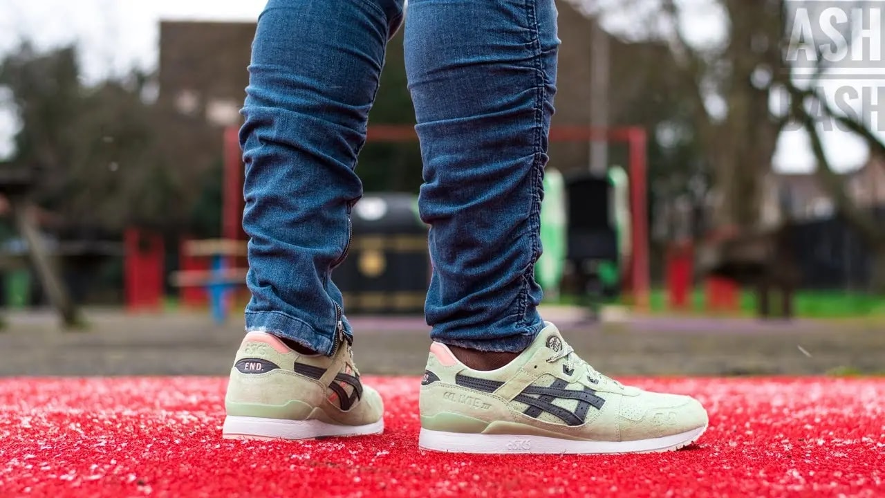 Giày END. x Asics Gel Lyte 3 'Wasabi' H7LPK-8512 — ảnh 5