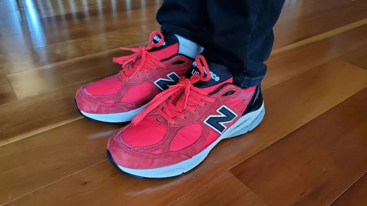 Giày New Balance 990v3 Made In USA 'Red Suede' M990PL3 — ảnh 4