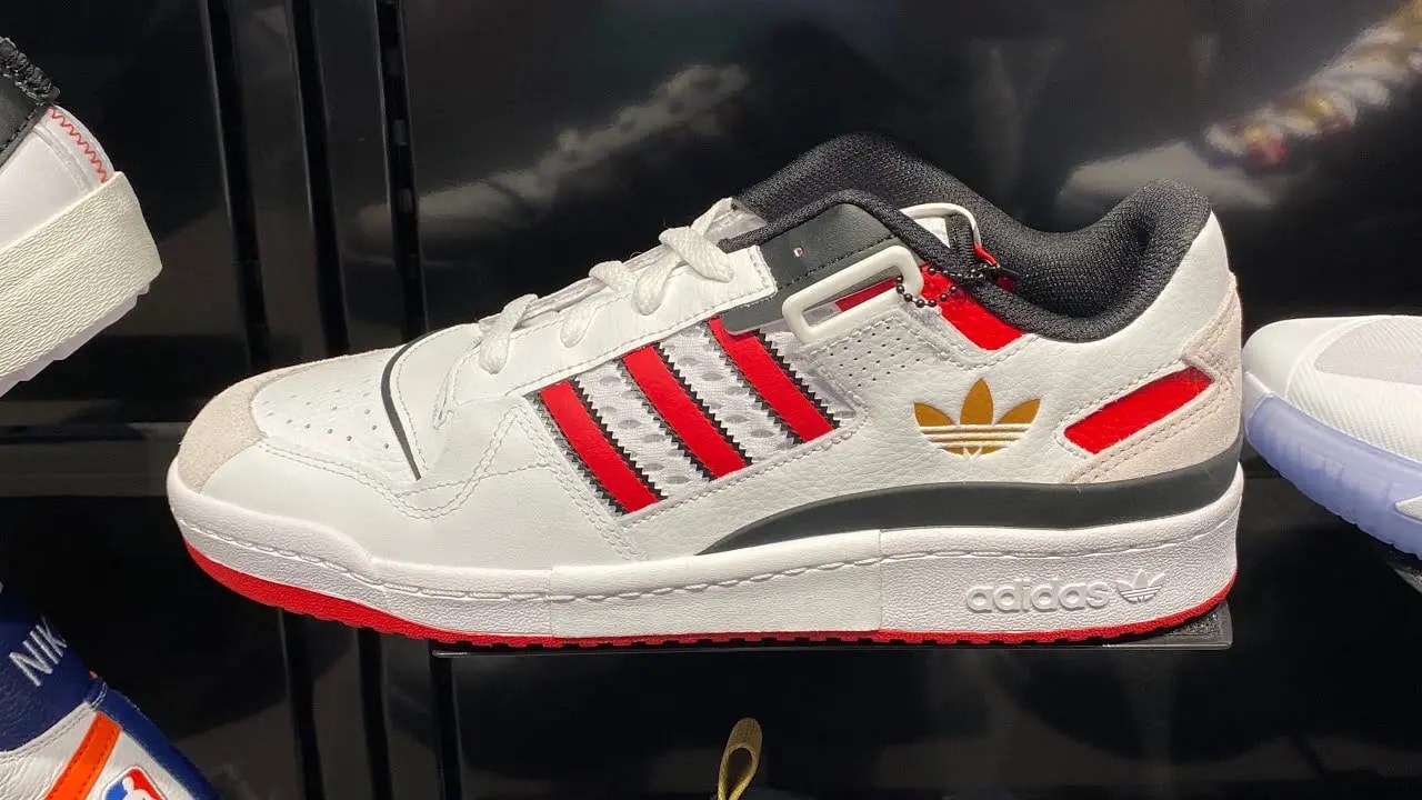 Giày  Adidas Forum Exhibit Low 'White Red' GX1523 — ảnh 4