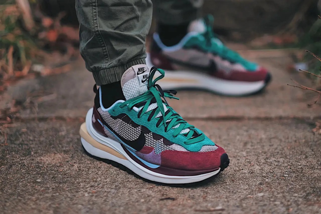 Giày Nike Sacai x VaporWaffle SP 'Villain Red' DD3035-200 — ảnh 4