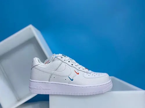 Giày Nike Wmns Air Force 1 '07 Essential 'Summit White Solar Red'  CT1989-101 — ảnh 5