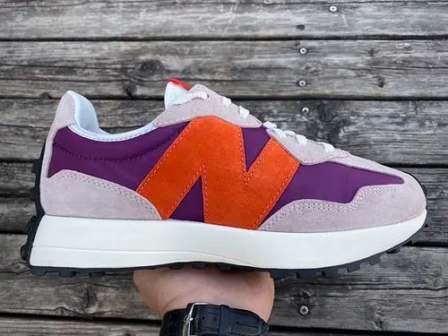 Giày New Balance Size? x 327 'Purple Orange' MS327ZS1 — ảnh 3