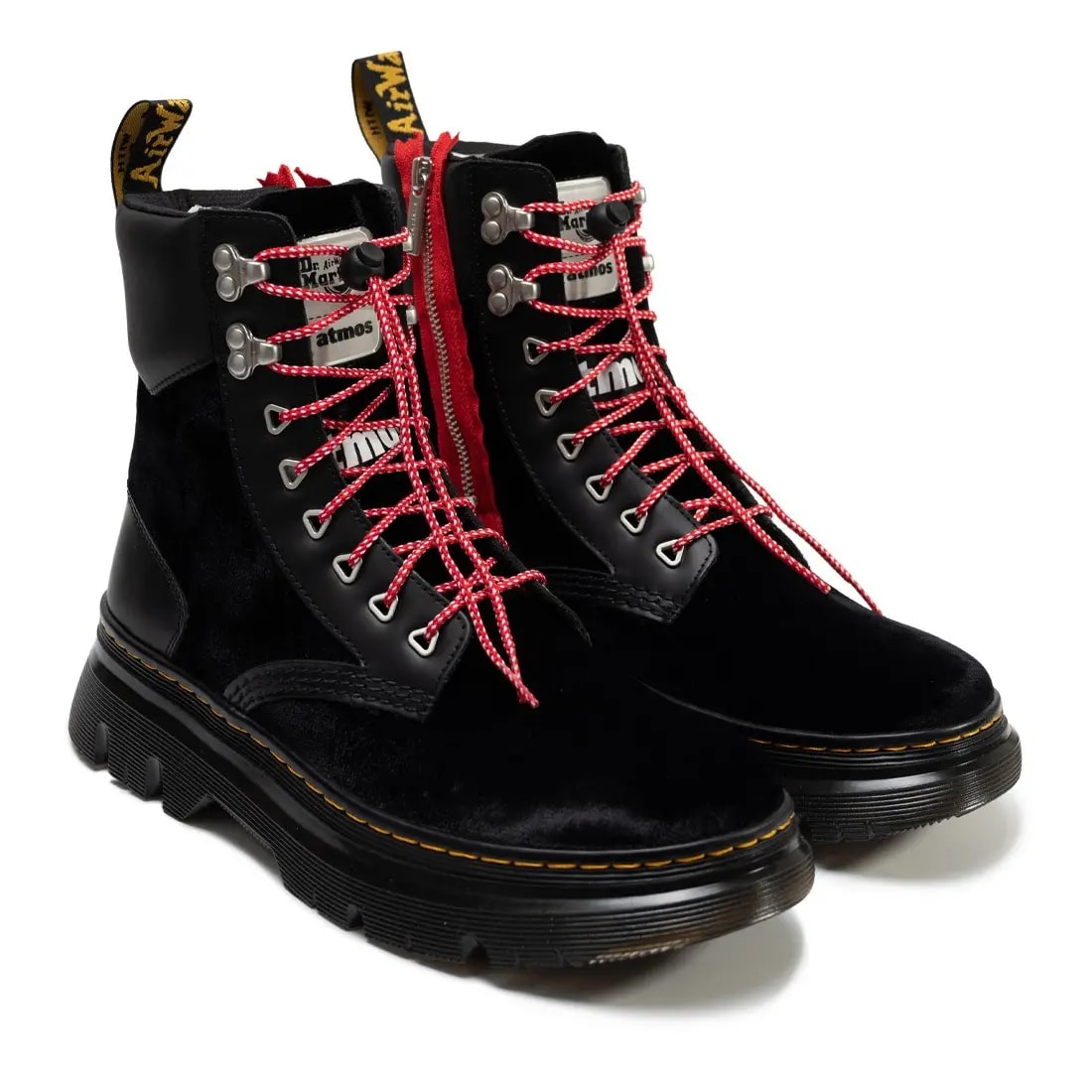 Giày Dr. Martens Tarik Zip Boot Atmos Black Velvet 27406001 — ảnh 5