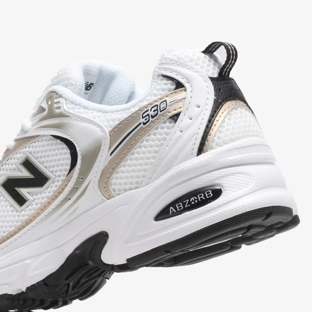 Giày New Balance 530 'White Light Gold Metallic' MR530UNI — ảnh 2