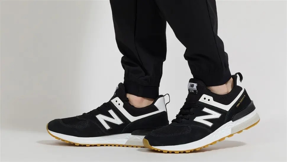 Giày New Balance 574 Sport 'Grey Black Gum' MS574FBC — ảnh 5