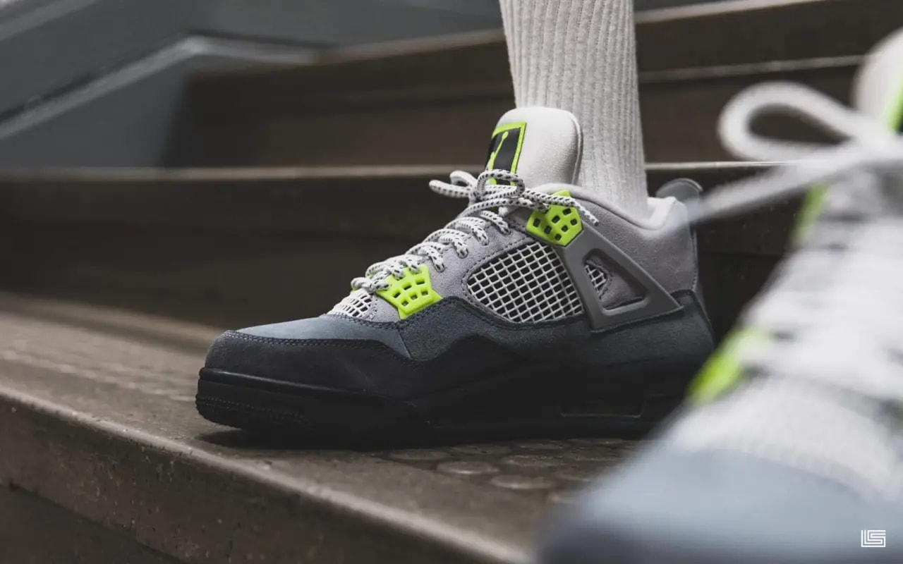 Giày Nike Air Jordan 4 Retro SE 95 Neon CT5343-007 — ảnh 5