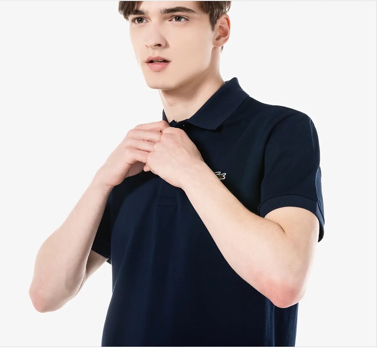 Áo Lacoste Men's French Polo Navy PH731E-51G-166 — ảnh 3