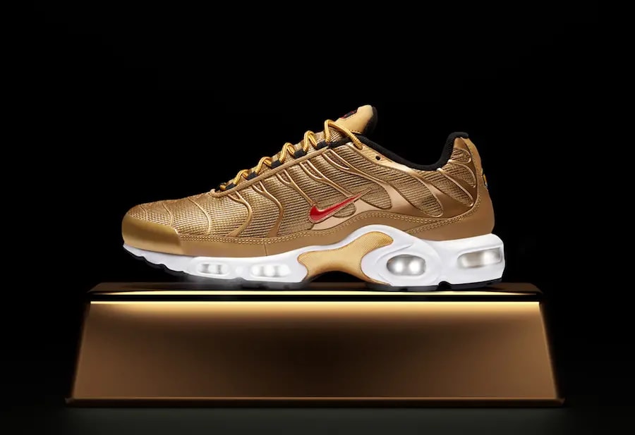 Giày Nike Air Max Plus 'Metallic Gold' AR0259-700 — ảnh 4