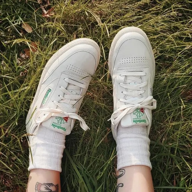Giày Reebok Club C 1985 TV 'Chalk Glen Green' DV6434 — ảnh 2