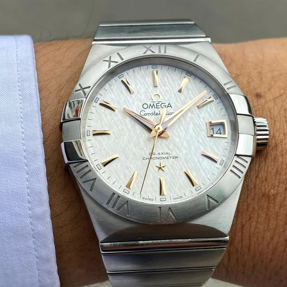 Đồng Hồ Omega Constellation Automatic 'Silver' 123-10-38-21-02-002 — ảnh 4