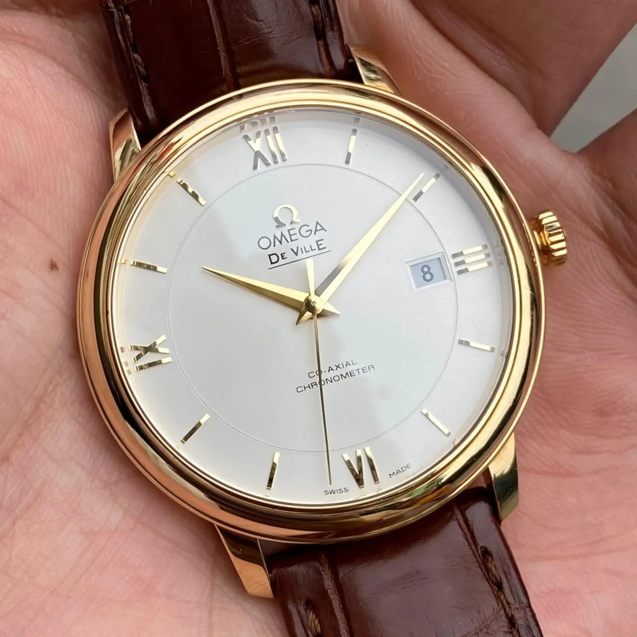 Đồng Hồ Omega De Ville Prestige Automatic 'Brown' 424-53-40-20-02-002 — ảnh 4