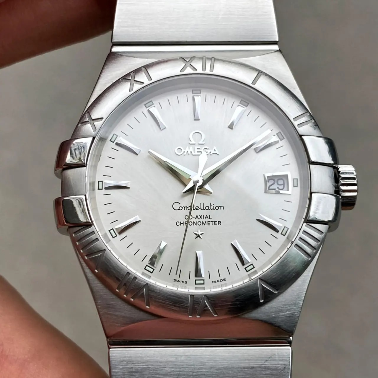Đồng Hồ Omega Constellation 09 'Silver' 123-10-35-20-02-001 — ảnh 2