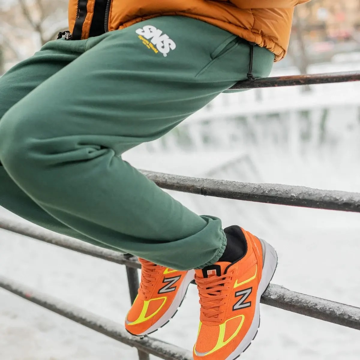 Giày New Balance 990v5 Made in USA 'Orange' M990OH5 — ảnh 2