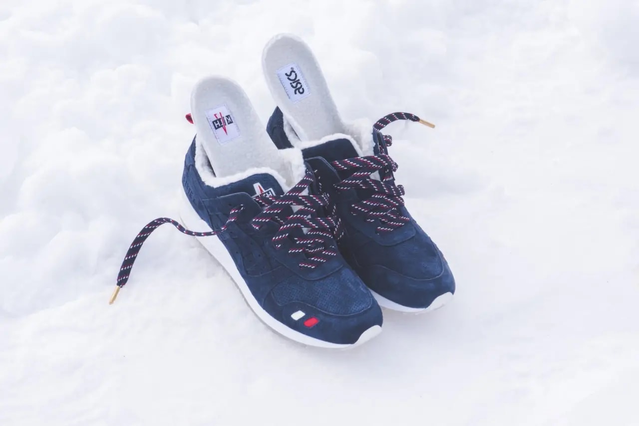 Giày Kith x Moncler x Asics Gel Lyte 3 'Navy' HK729-5858 — ảnh 4