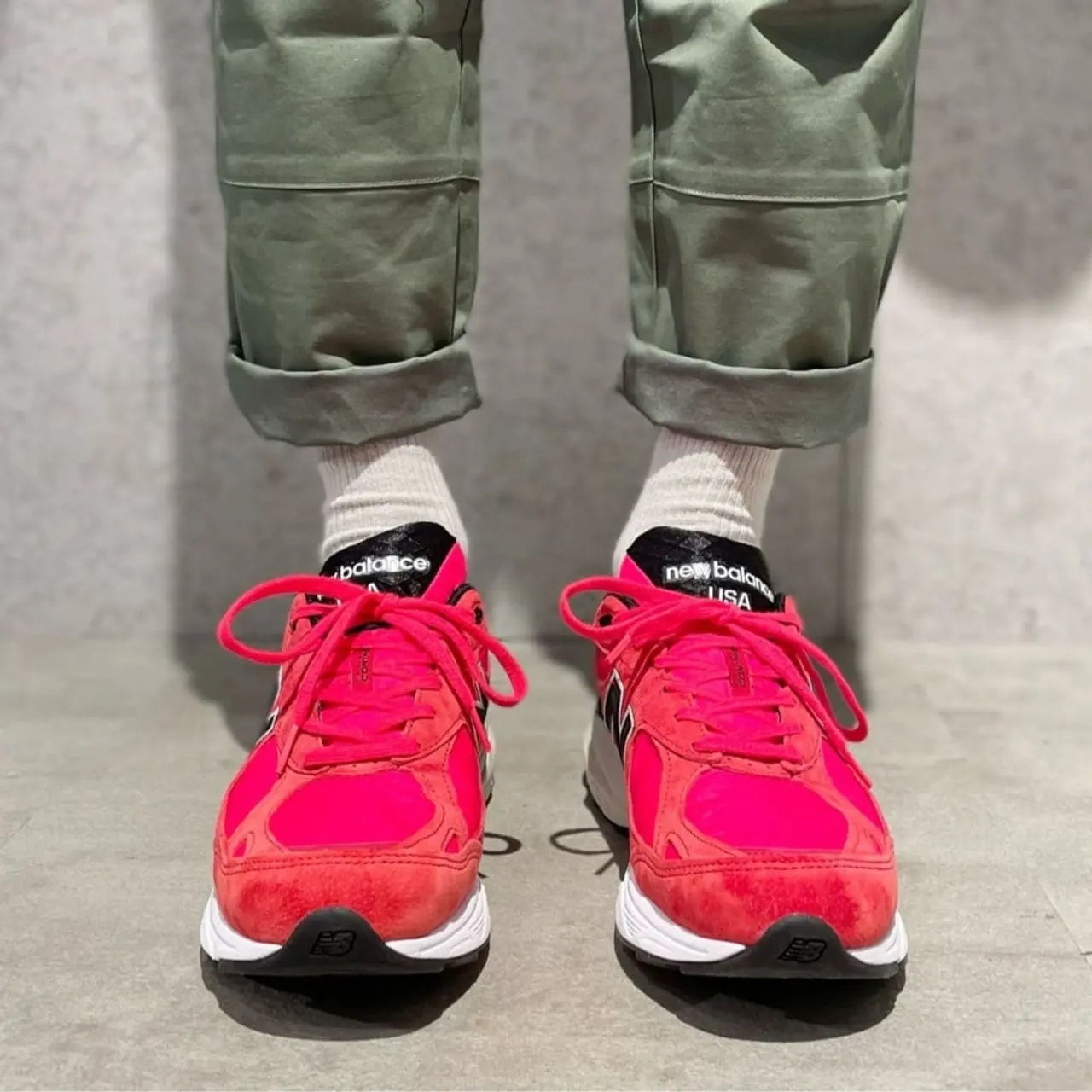 Giày New Balance 990v3 Made In USA 'Red Suede' M990PL3 — ảnh 2
