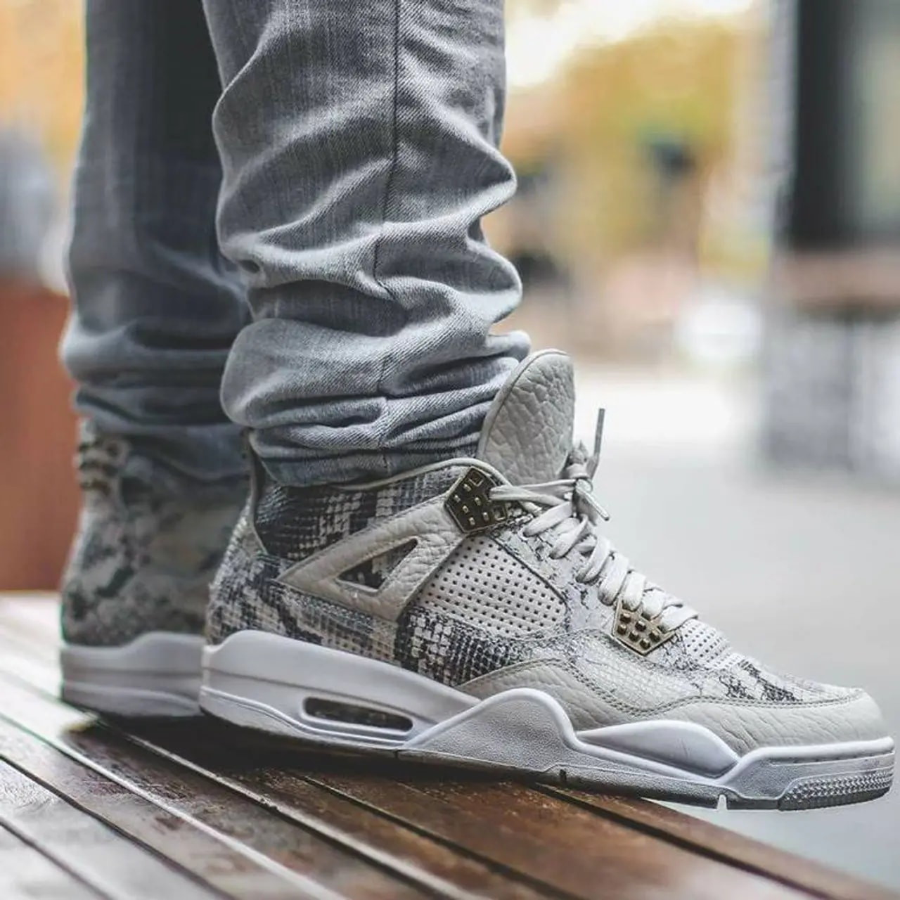 Giày Nike Air Jordan 4 Retro Premium 'Snakeskin' 819139-030 — ảnh 2