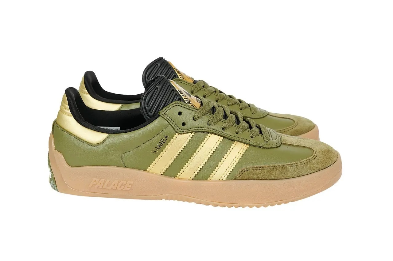 Giày Adidas x Palace Samba 'Olive Gold' HQ6100 — ảnh 4