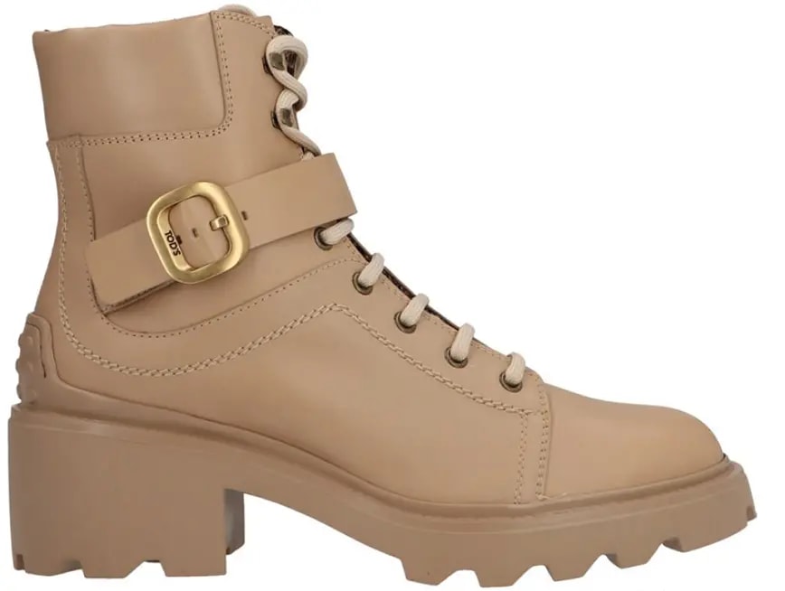 Giày Tod's Woman Boots In Leather 'Beige' XXW08D0EB33QGWM021 — tieu-de: lien-he-order