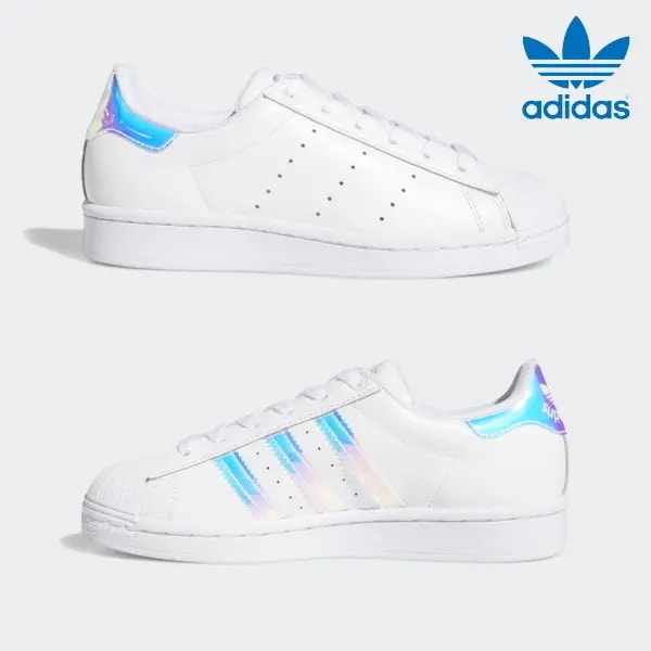 Giày Adidas Superstar J 'White Iridescent' FX7594 — ảnh 2