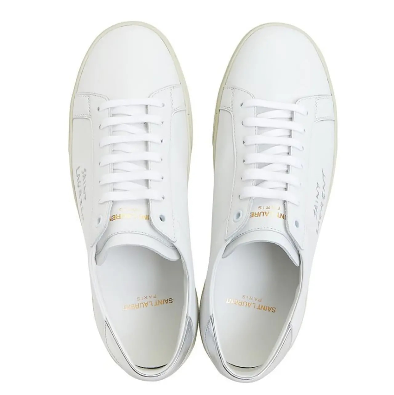Giày Saint Laurent Court Classic SL06 Embroidered 'White' 611352-00NA0-9085 — ảnh 5