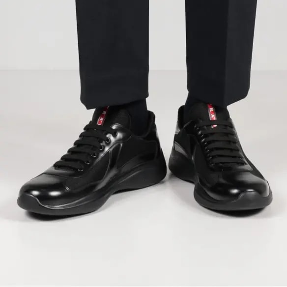 Giày Prada America's Cup Sneakers Black 4E3400_3C37_F0002 — ảnh 2